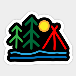 Color Camp Club Sticker